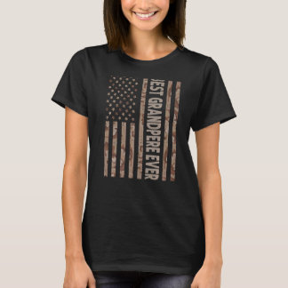 T-shirt Meilleur grand-père jamais nous drapeau américain 