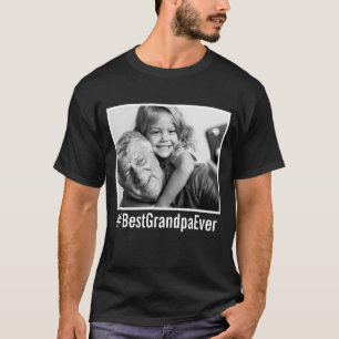 T-shirt Meilleur Grand-Père Jamais Photo Personnalisée Has