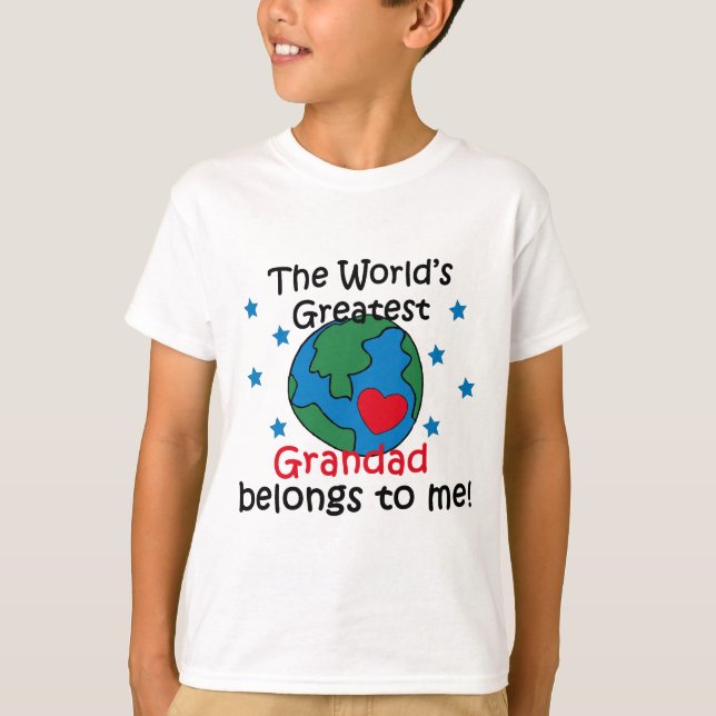 T-shirt Meilleur Grand-Père m'appartient (Devant)