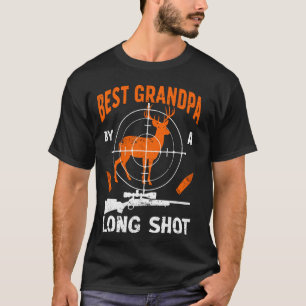 T-shirt Meilleur Grand-Père Papa Cerf Buck Chasseur Grand-