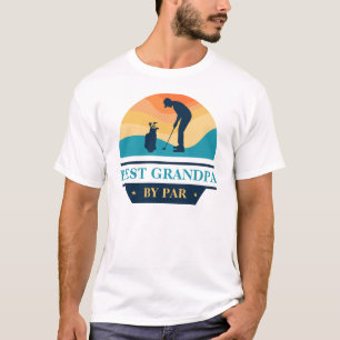 T-shirt Meilleur Grand-Père Par Grand-Parents Day Golf Lov