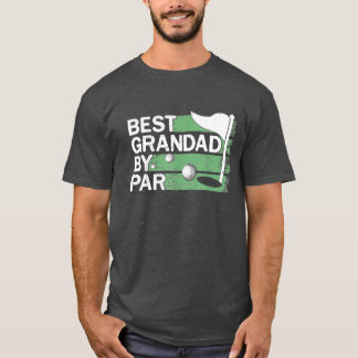 T-shirt Meilleur Grand-père par les amateurs de golf Par V