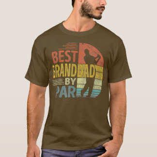 T-shirt Meilleur grand-père Par Par Père39s Jour Golf Cade