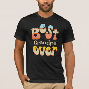 T-shirt Meilleur Grand-Père Rétro
