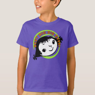 T-shirt Meilleur Grand Sis Rétro