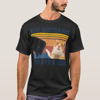 T-shirt Meilleur Hamster Maman Jour des Mères Noël 