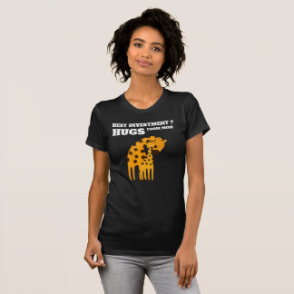 T-shirt "Meilleur investissement ? Hugs From Mom" - Fête d