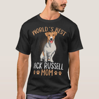 T-shirt Meilleur Jack Russell Terrier Maman Chien Mama Fun