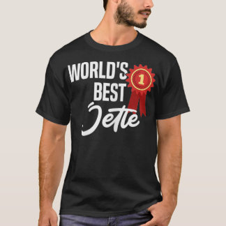 T-shirt Meilleur Jette Nom du monde Personnalisé