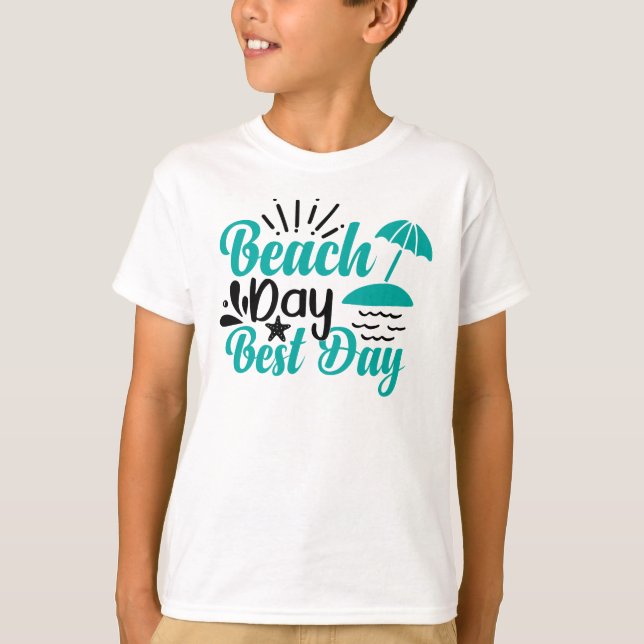 T-shirt Meilleur Jour De Plage-68634 (Devant)