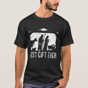 T-shirt Meilleur Jour Noël Cool Jésus Nativité Scène Chris
