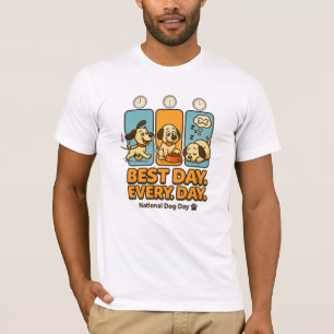 T-shirt Meilleur Jour Tous Les Jours - Fundy National Dog 