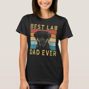 T-shirt Meilleur Lab papa Jamais Vintage Jaune Labrador Re