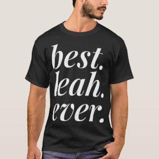 T-shirt Meilleur Leah Ever Nom Femme Personnalisée Fr Fr