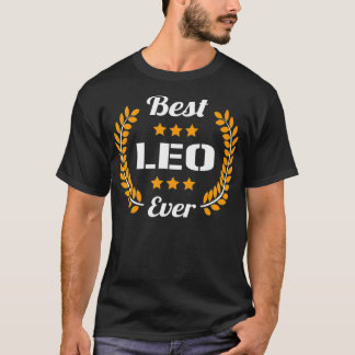 T-shirt Meilleur Leo Jamais Drôle Dire Le Prénom Leo