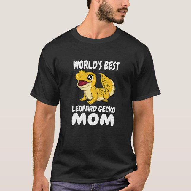 T-shirt Meilleur Leopard Gecko Maman Femmes Fille Pet Liza (Devant)
