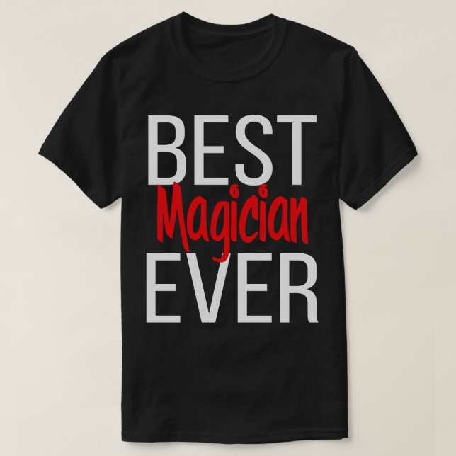T-shirt Meilleur magicien jamais 1 (Design devant)