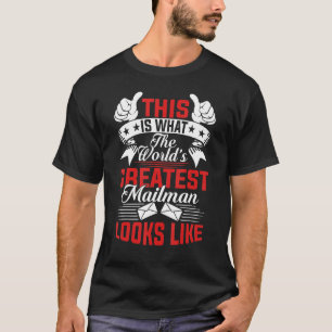 T-shirt Meilleur Mailman au monde