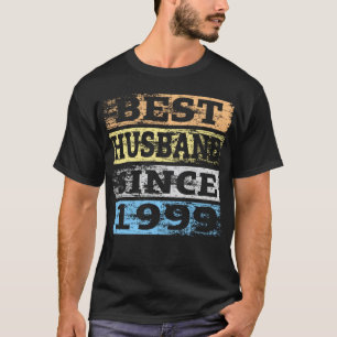 T-shirt Meilleur Mari Depuis 1999 Style Rétro Vintage