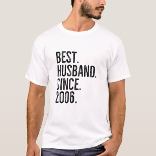 T-shirt Meilleur Mari Depuis 2006 Epic Couple Mariage Anni