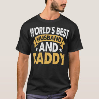 T-shirt meilleur mari et papa du monde