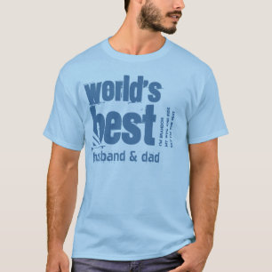 T-shirt Meilleur mari et père X10