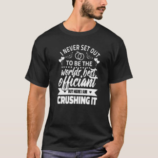 T-shirt Meilleur Mariage officiel Monde Marry Ministre Mar
