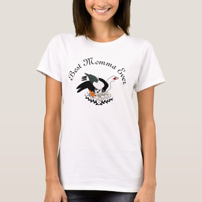 T-shirt Meilleur Momma Muscovy Duck frais douzaine de dess (Devant)