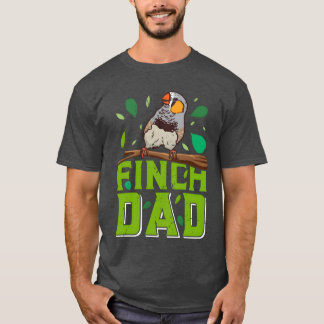 T-shirt Meilleur Monde Finch Papa Finches Papa Amateur d'o