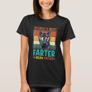 T-shirt Meilleur Monde Plus Loin Je Veux Dire Père Meilleu