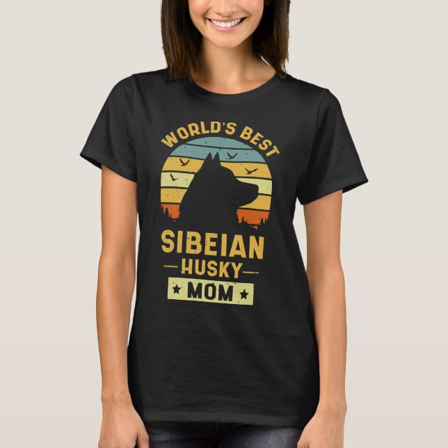 T-shirt Meilleur Monde Sibérie Husky Maman 48 (Devant)