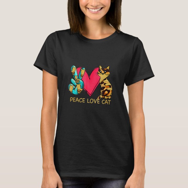 T-shirt Meilleur morceau Amour Chat Maman Forever Ee Pour  (Devant)