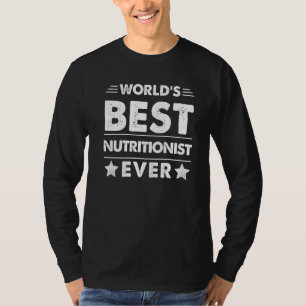 T-shirt Meilleur nutritionniste au monde 1