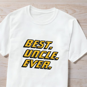 T-shirt Meilleur Oncle du Monde Course Moderne