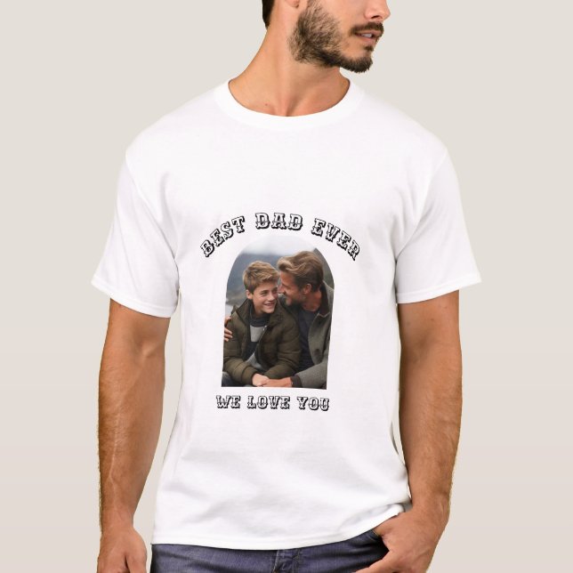 T-shirt meilleur papa (Devant)