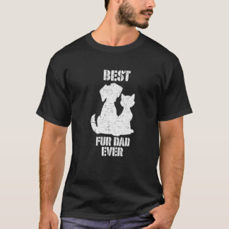 T-shirt Meilleur papa à fourrure de tous les temps Papa Vi