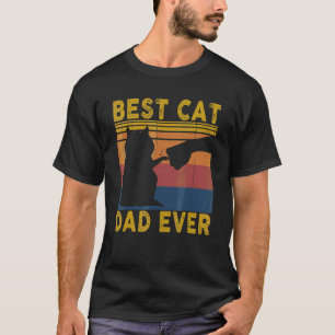 T-shirt Meilleur papa chat du monde Chat Fête des pères