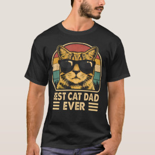 T-shirt Meilleur Papa Chat du Monde Drôle Amateur de Papa 
