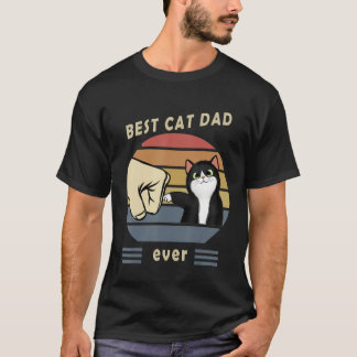 T-shirt Meilleur Papa Chat du Monde Mon Chat Aime Chat