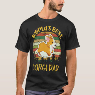 T-shirt Meilleur papa Corgi du monde Corgi 25