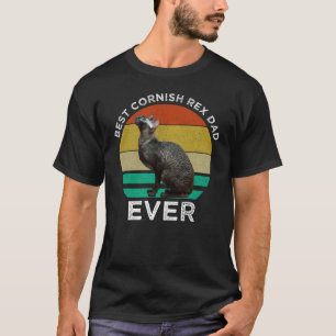 T-shirt Meilleur Papa Cornish Rex de tous les temps