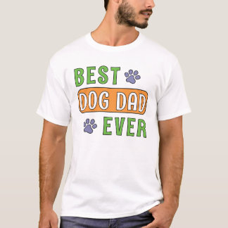 T-shirt Meilleur papa de chien ever
