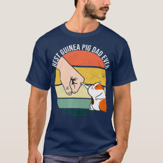 T-shirt Meilleur Papa De Cochon De Guinée Jamais De Pomme 