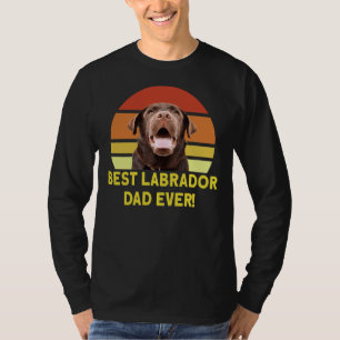 T-shirt Meilleur papa du Labrador