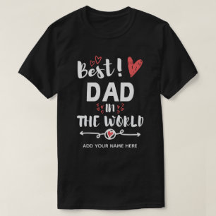 T-shirt Meilleur Papa Du Monde