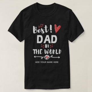 T-shirt Meilleur Papa Du Monde