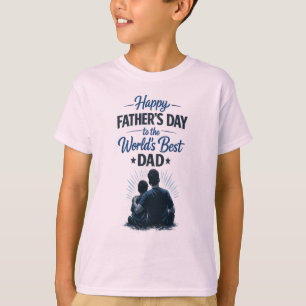 T-shirt Meilleur Papa du Monde Conception de Cadeau de F