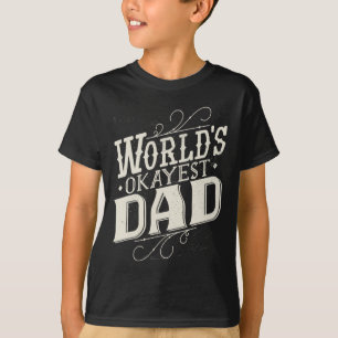 T-shirt Meilleur Papa du Monde Drôle Fête des Pères Vintag