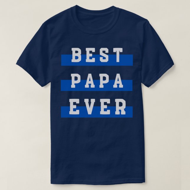 T-shirt Meilleur Papa jamais (Design devant)