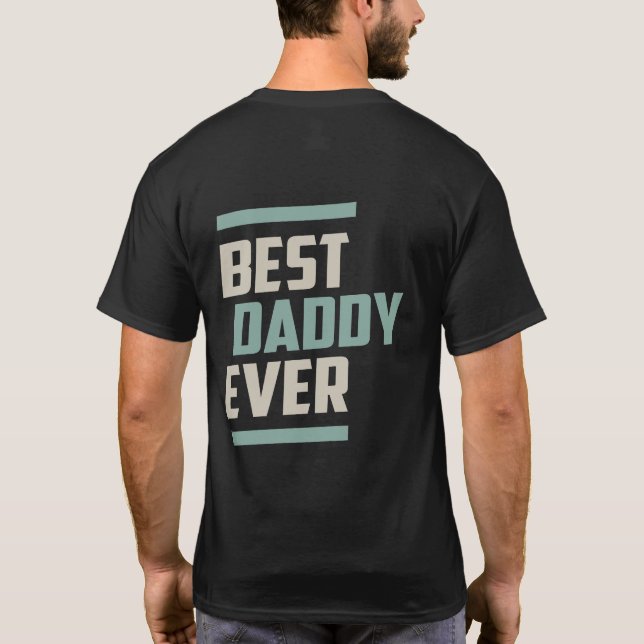 T-shirt Meilleur papa jamais (Dos)